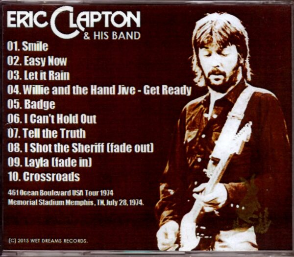 Eric Clapton/Tennessee, USA 1974 - Image 2