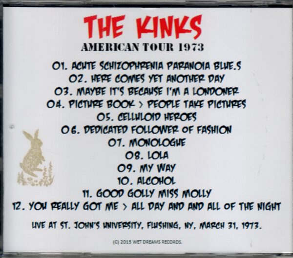Kinks/New York,USA 1973 - Image 2