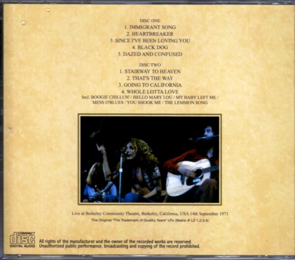 Led Zeppelin/California, USA 1971 - Image 2