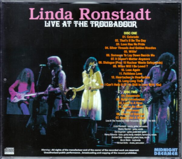 Linda Ronstadt/California, USA 1976 - Image 2