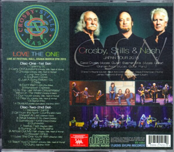 CS & N Crosby,Stills & Nash/Osaka,Japan 2015 - Image 2