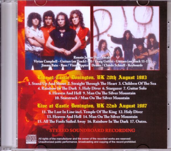 Dio/UK 1983 & 1987 Broadcast Version - Image 2