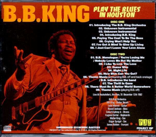 B.B.King/Texas,USA 1982 - Image 2