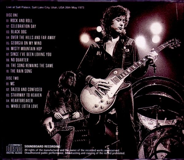Led Zeppelin/Utah,USA 1973 Upgrade - Image 2