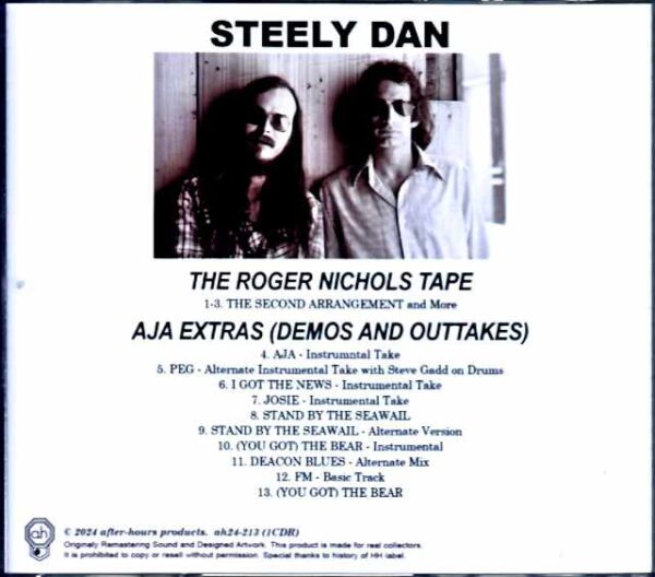 Steely Dan/Roger Nichols Tape Demos and Outtakes - Image 2