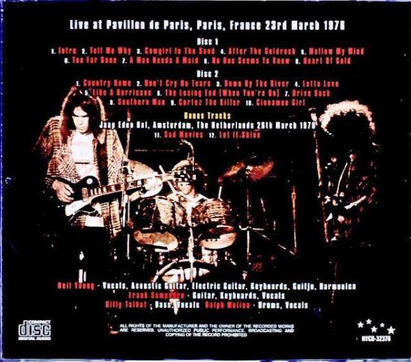 Neil Young and Crazy Horse Neil Young/France 1976 Complete & more - Image 2