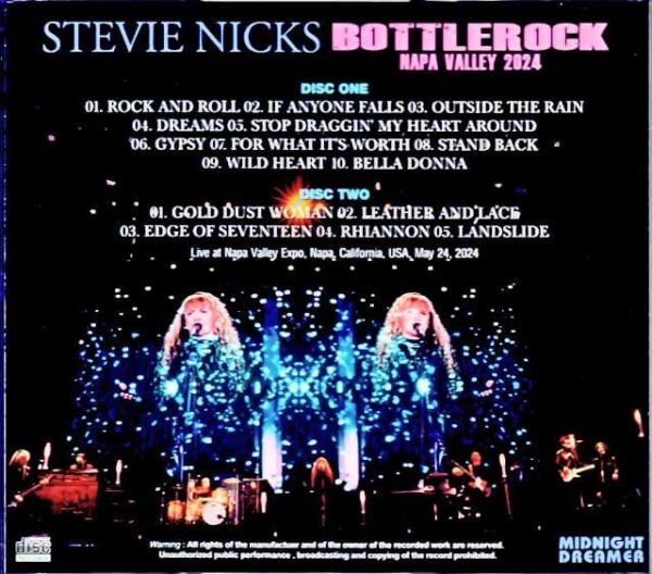 Stevie Nicks/CA,USA 2024 Complete - Image 2