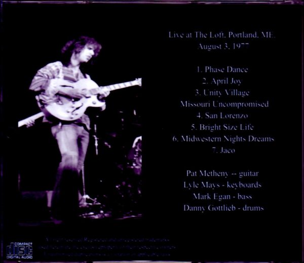 Pat Metheny Group Pat Metheny/ME,USA 1977 - Image 2