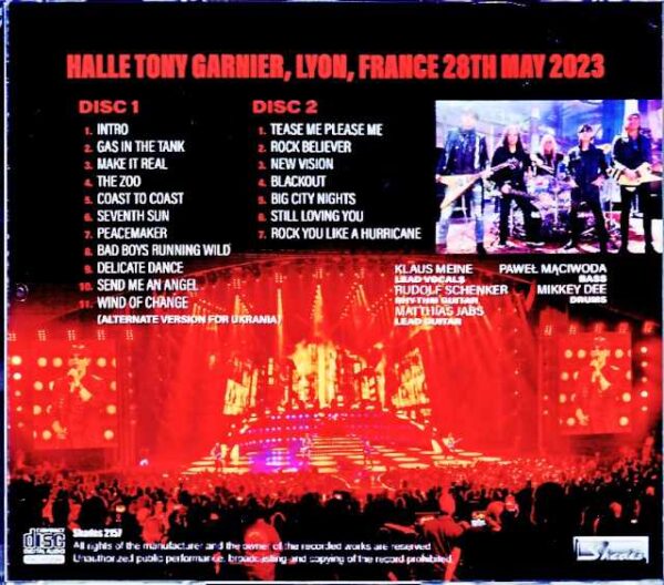 Scorpions/France 2023 Complete IEM Matrix Edition - Image 2