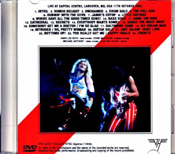Van Halen/MD,USA 10.11.1982 Complete Upgrade Jewel Version - Image 2