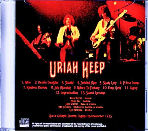 Uriah Heep John Wetton/England,UK 1975 Complete - Image 2