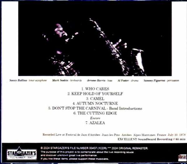 Sonny Rollins Sonny Rollins/France 1978 - Image 2