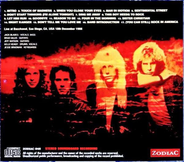 Night Ranger/CA,USA 1988 Soundboard Edition - Image 2