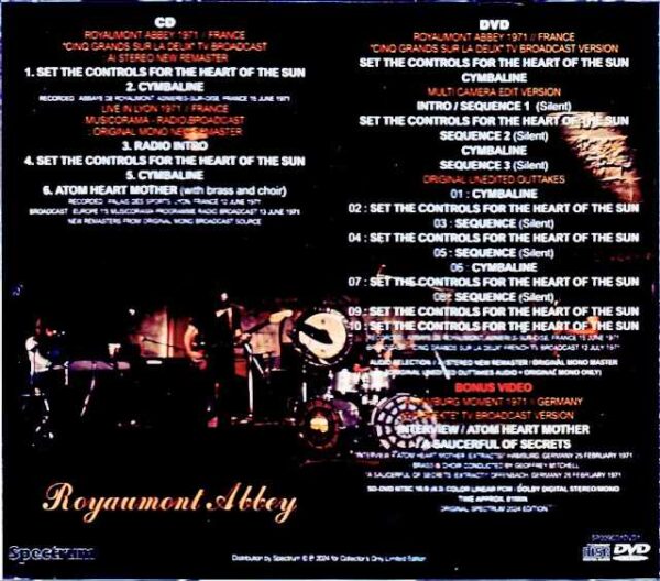 Pink Floyd Pink Floyd/TV and Radio Broadcast France 1971 AI Remastered - Image 2
