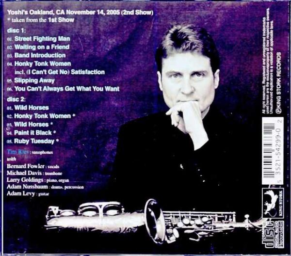 Tim Ries Rolling Stones Project Tim Ries/CA,USA 2005 Complete & more - Image 2