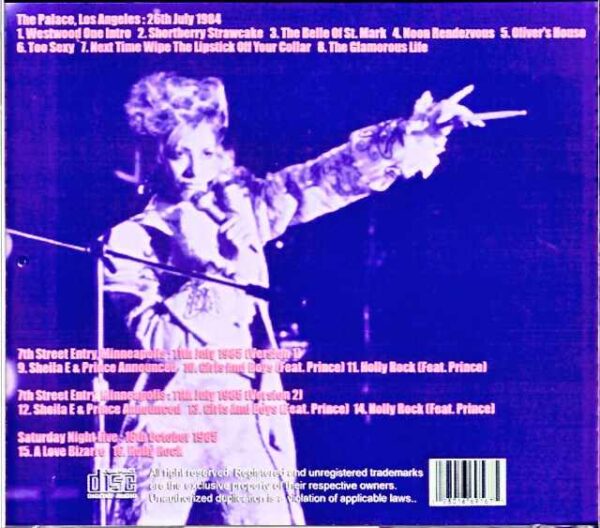 Sheila E. Early Live Compilation 1984-1985 - Image 2