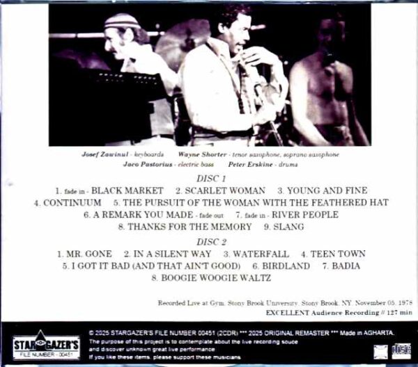 Weather Report/NY,USA 1978 - Image 2