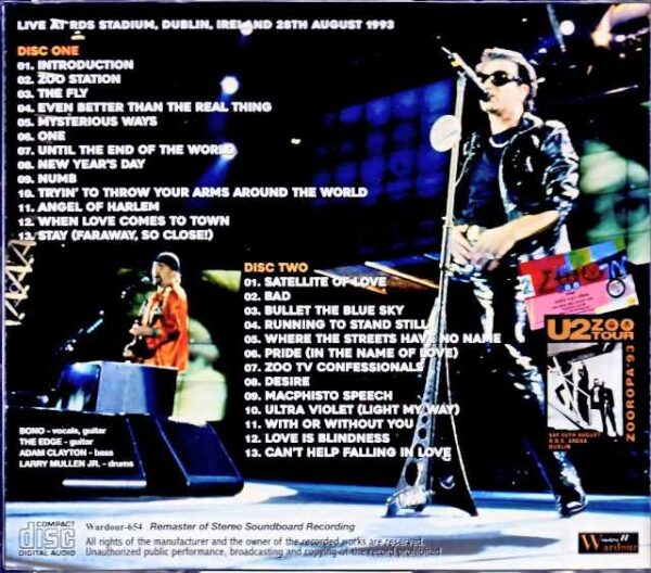 U2 U2/Ireland 1993 Complete Upgrade - Image 2