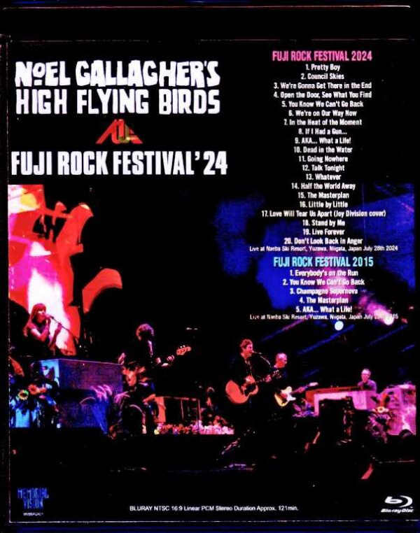 Noel Gallagher's High Flying Birds Noel Gallagher/Niigata,Japan 2024 Complete & more Blu-Ray Version - Image 2