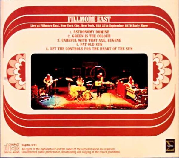 Pink Floyd Pink Floyd/NY,USA 09.27.1970 Early Show Complete Upgrade - Image 2