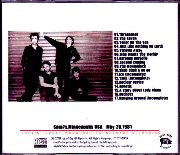 Stranglers/MN,USA 1981 - Image 2