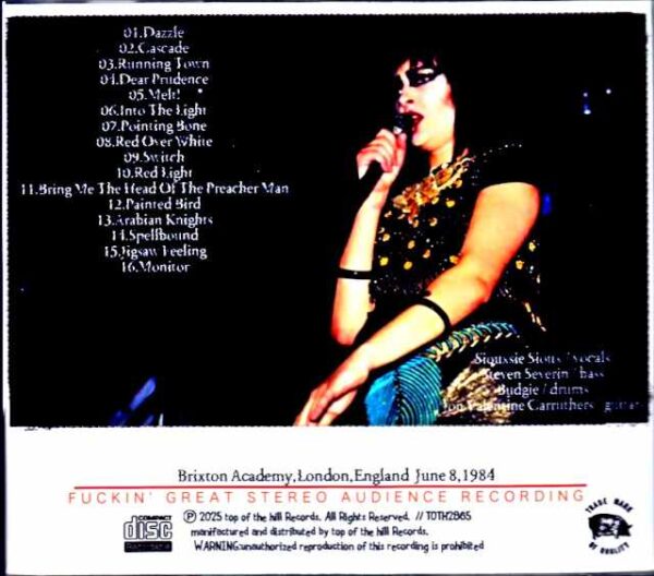 Siouxsie and the Banshees/London,UK 1984 Complete - Image 2