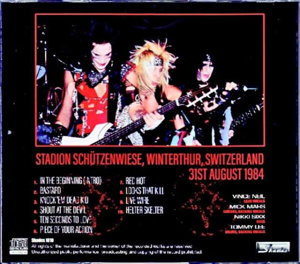 Motley Crue/Switzerland 1984 - Image 2
