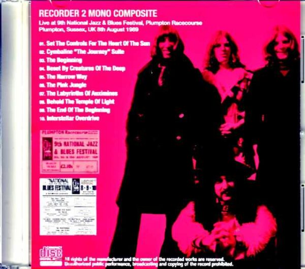 Pink Floyd Pink Floyd/England,UK 8.8.1969 Upgrade - Image 2