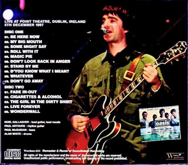 Oasis Ireland 1997 Remaster Remix Soundboard Edition - Image 2