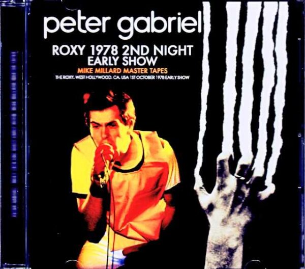 Peter Gabriel/CA,USA 10.1.1978 Early Show Complete Mike Millard Master Tapes