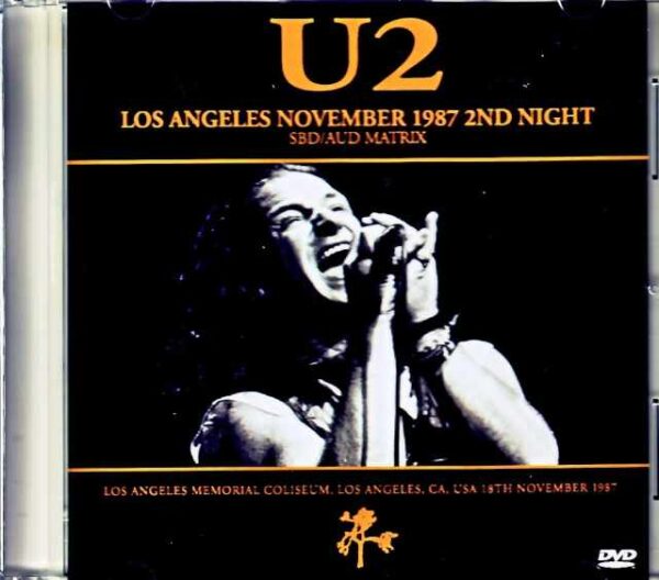 U2 U2/CA,USA 11.18.1987 Complete Upgrade Jewel Version