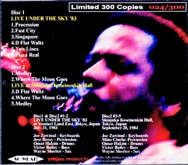 Weather Report/Tokyo,Japan 1983 & more - Image 2