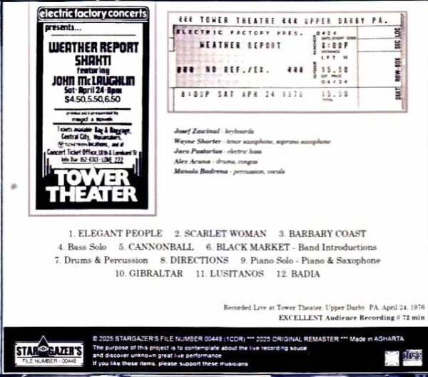 Weather Reports Weather Report/PA,USA 1976 - Image 2