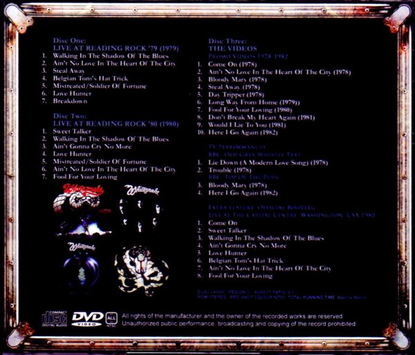 Whitesnake/England,UK 1980 Upgrade & more - Image 2