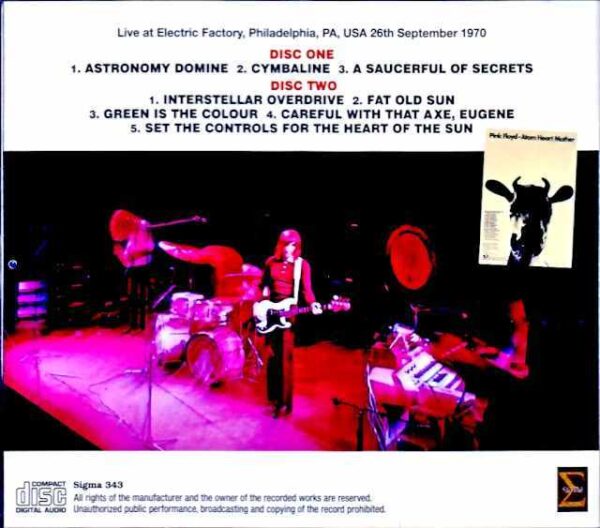 Pink Floyd Pink Floyd/PA,USA 09.26.1970 Upgrade - Image 2