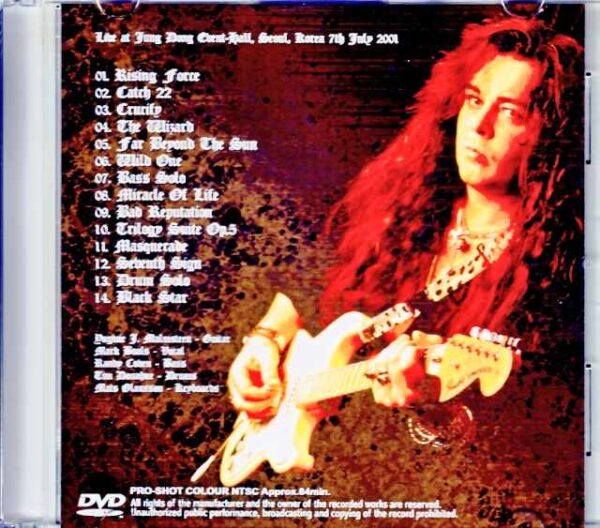Yngwie Malmsteen/Seoul,Korea 2001 Jewel Version - Image 2