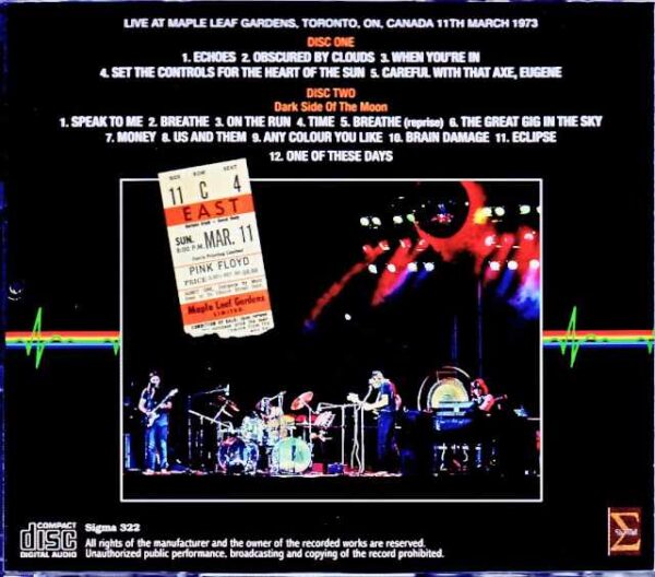 Pink Floyd Pink Floyd/Canada 1973 Upgrade - Image 2