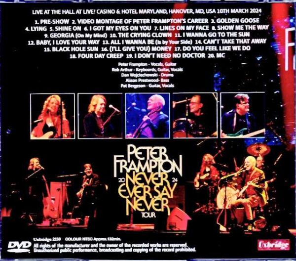 Peter Frampton Peter Frampton/MD,USA 2024 Complete - Image 2