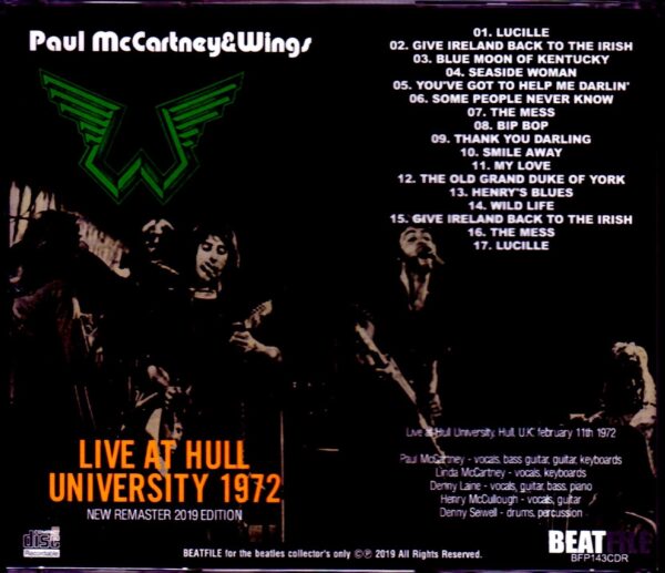 Paul McCartney, Wings Paul McCartney Wings/UK 1972 - Image 2