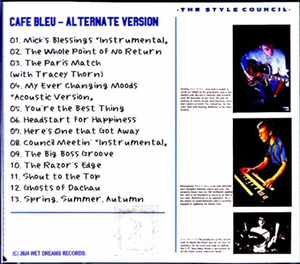 Style Council/Cafe Blew 1984 Alternate Version - Image 2