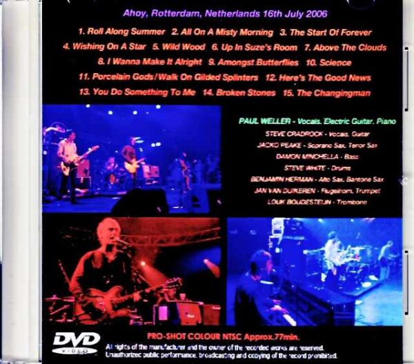 Paul Weller/Netherlands 2006 Complete Jewel Version - Image 2
