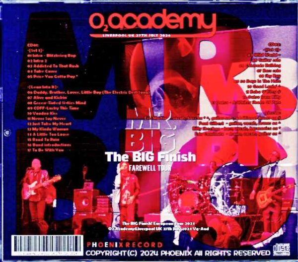 Mr. Big / England, UK 2024 Complete - Image 2