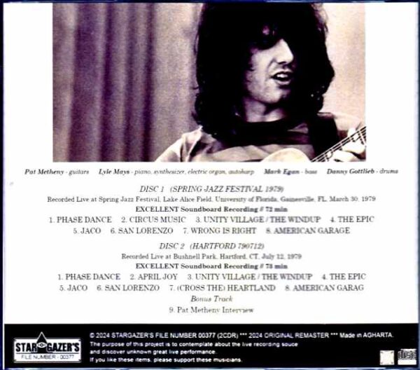 Pat Metheny Group Lyle Mays Pat Metheny Lyle Mays/FL,USA 1979 & more - Image 2