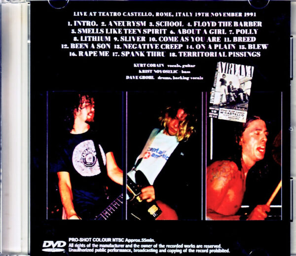 Nirvana/Italy 1991 Jewel Version - Image 2