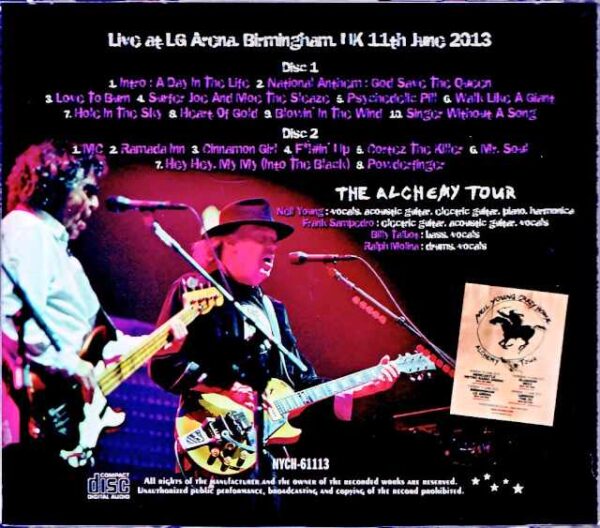 Neil Young and Crazy Horse Neil Young/England,UK 2013 Complete - Image 2
