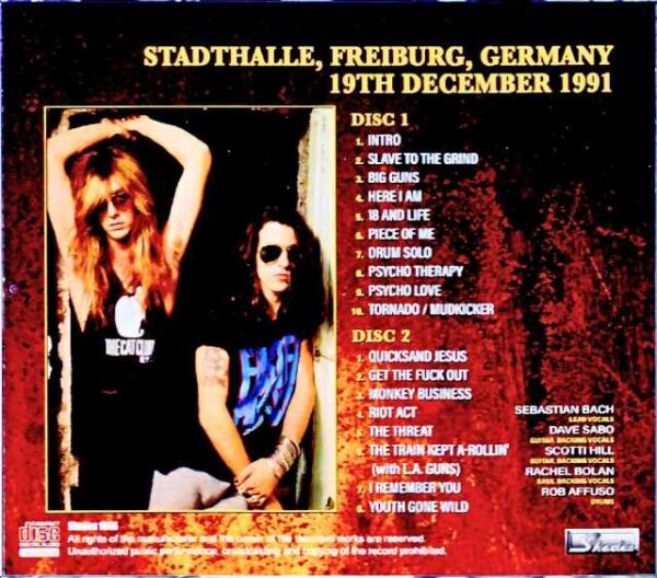 Skid Row/Germany 12.19.1991 Complete - Image 2
