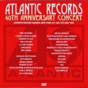 Various Artists Led Zeppelin,Yes,Crosby Stills & Nash,Genesis,Foreigner,Bee Gees,Ben E King,Roberta Flack/Atlantic Records 40th Anniversary NY,USA 1988