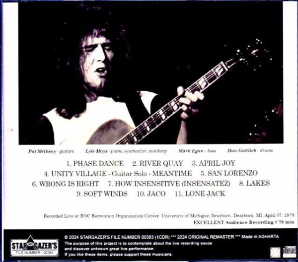 Pat Metheny Group Lyle Mays Pat Metheny Lyle Mays/MI,USA 1978 - Image 2