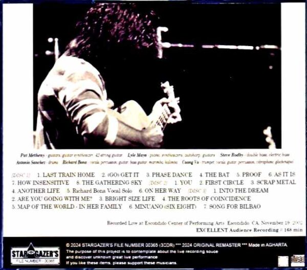 Pat Metheny Group Lyle Mays Pat Metheny Lyle Mays/CA,USA 2002 - Image 2