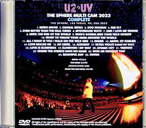 U2 U2/NV,USA 2023 Complete Multi-Cam Edition Jewel Version - Image 2